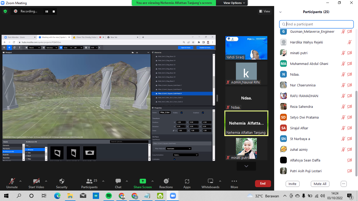 T4B-FGA_Metaverse Kelas 4_Pertemuan 6 (Pertengahan-Slide 3) 03 Oktober 2022 T4B-FGA_Metaverse Kelas 4_Pertemuan 6 (Pertengahan-Slide 3) 03 Oktober 2022