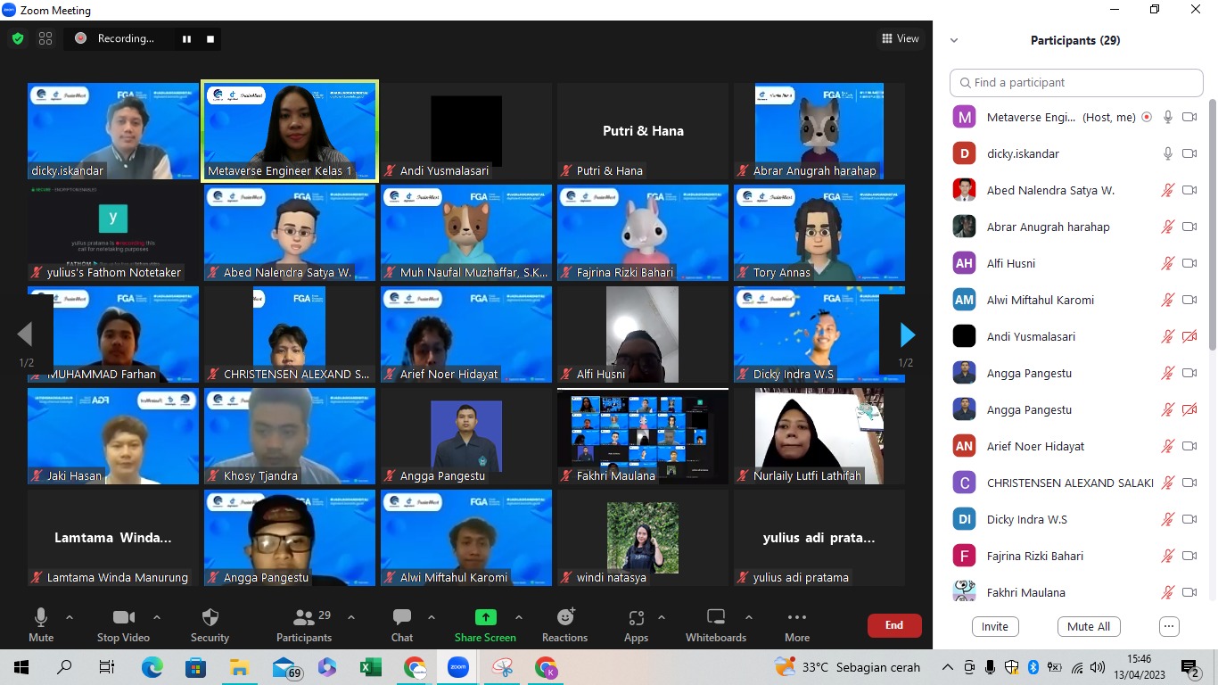 T4B-FGA_Metaverse Kelas 1_Pertemuan 16-Akhir_13 April 2023