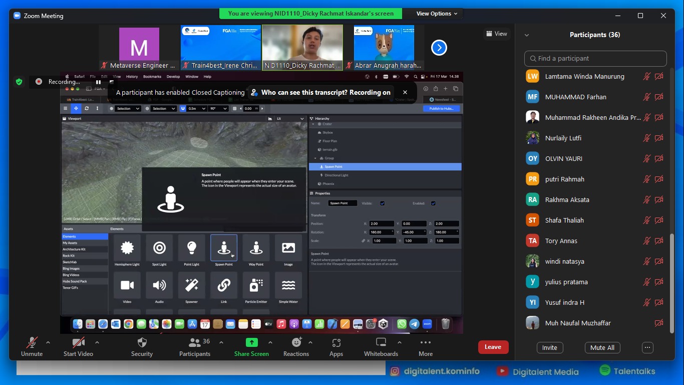 T4B-FGA_Metaverse Kelas 1_Pertemuan 5-Tengah_17 Maret 2023